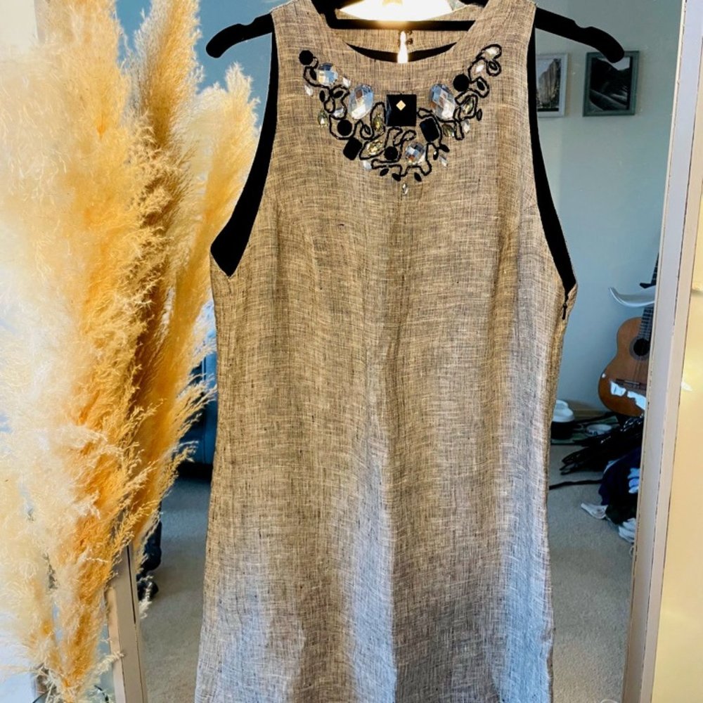 Hand-made grey dress